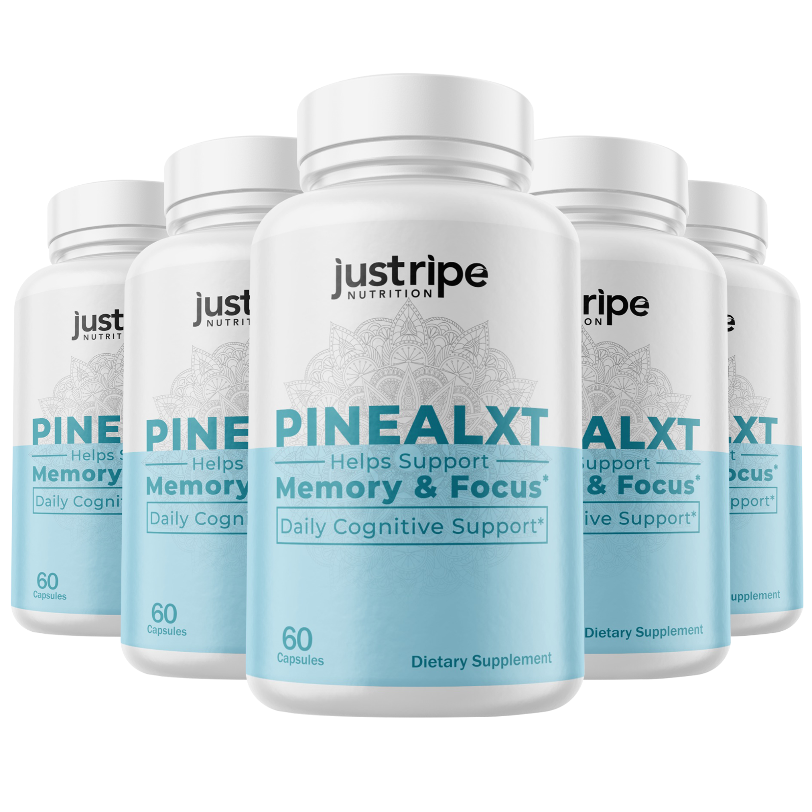 5 Pack Pineal XT Capsules to Support Gland Functions and Energy Levels 60ct